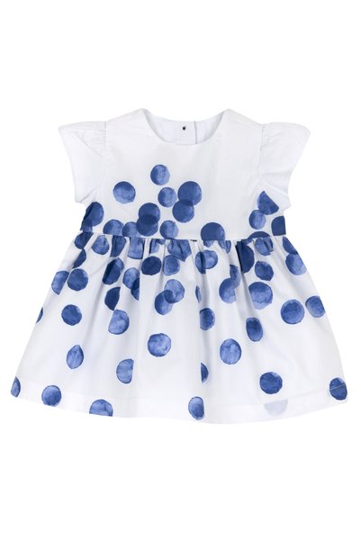 Chicco Rochie copii din poplin, Alb, 00085-64MFCO