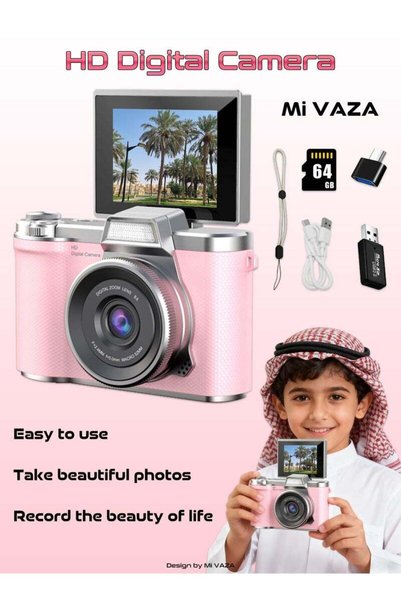 Mi VAZA Kid Digital Camera - CCD Camera - 1080P HD Point-and-Shoot Camera - V...