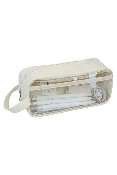 Generic Large Capacity Pencil Case, Clear Handheld Multifunction Pencil Pouch...