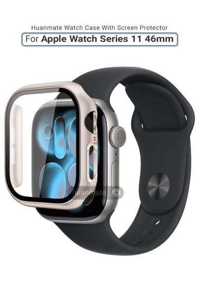 huanmate Apple Watch Series 11 46mm Smart Watch Case with Screen Protector – ...
