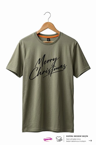 onsrawear Unisex Merry Christmas-Themed Stylish and Elegant Printed 100% Cott...