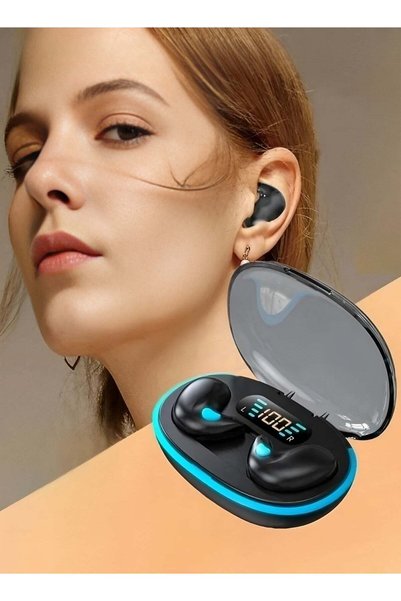 Flyview سماعات أذن لاسلكية حقيقية، سماعات بلوتوث داخل الأذن 5.49 مع 4 ميكروفو...