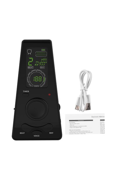 Choice black Electronic Digital Metronome Timer Universal Electronic Metronom...