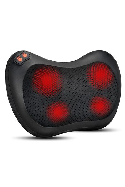 X SPRING Xspring Back Neck Massager with Heat, Shiatsu Massage Pillow with He...