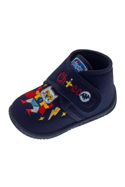 Chicco Pantofi de casa pentru copii Tetris, bleumarin, 70054-65P