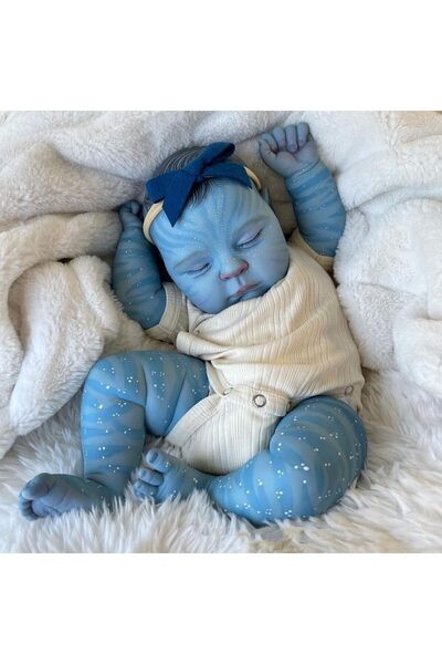 Generic cosheng -20 Inch Lifelike Avatar Cloth Body Vinyl Reborn Baby Dolls R...