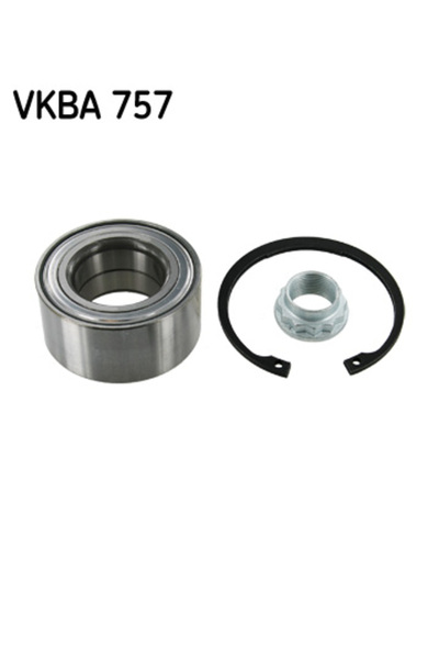 SKF Set rulment roata VKBA 757