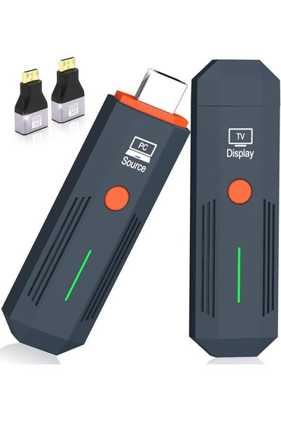 KASTWAVE جهاز إرسال واستقبال HDMI لاسلكي - مدى 100 متر/328 قدم، سهل التركيب و...