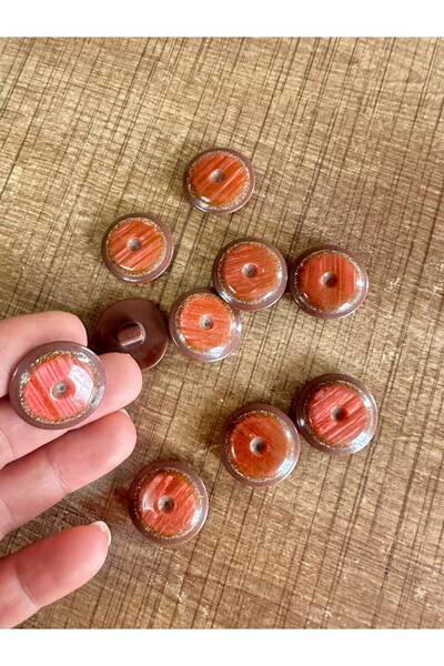 Gönülden Tasarım 10 Pieces of 2 cm Plastic Buttons