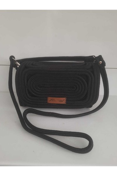 MTG JÜT TASARIM Kardelen 2 Model Crossbody Jute Wicker Cord Handmade Shoulder...