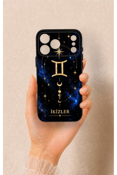 Vip Case iPhone 17 Pro Max Compatible Silicone Case with a Gemini-Themed Patt...