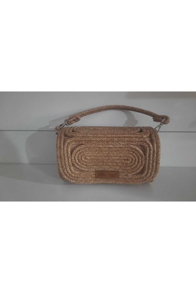 MTG JÜT TASARIM Kardelen 2 Model Crossbody Jute Wicker Cord Handmade Shoulder...