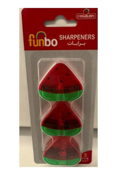 Funbo شريبنر 1H 3 قطع في عبوة بلاستر - عبوة بطيخ 3 قطع