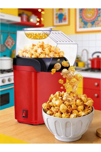 Araone Electric Popcorn Machine Maker Popper With Measuring Spoon, Quick Popc...