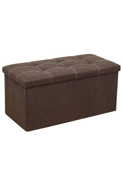 Beauenty Folding Storage Stool, Multifunction Storage Ottoman, Shoe Changing ...