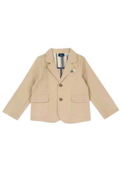 Chicco Sacou copii din bumbac cu in, Bej Cu Model, 84370-66MC