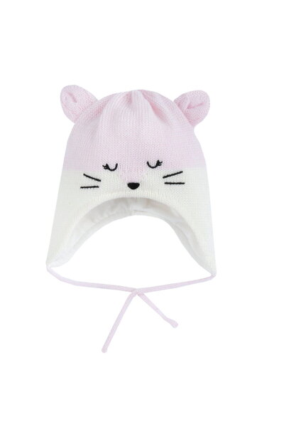 Chicco Caciulita bebe tricotata, roz, 16529-67MFCO