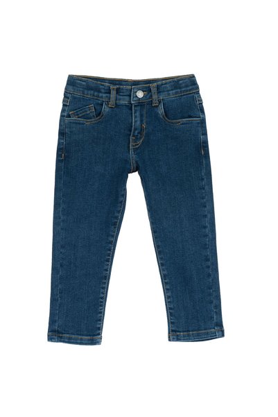 Chicco Pantaloni copii din denim stretch, Albastru Inchis, 05783-66MC