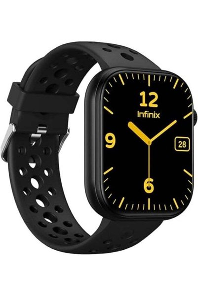 INFINIX 300 mAh XWatch H4 (XW4L)- Black,2.04" full touch HD screen, IP68 Wate...