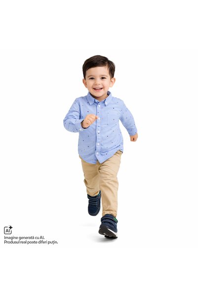 Chicco Ghete copii Cadiz din piele, Albastru, 70117-65P