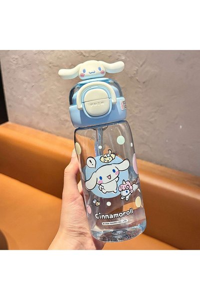 Generic Brand Kids Double-Drink Plastic Straw Cup for Girls School Water Bottle
