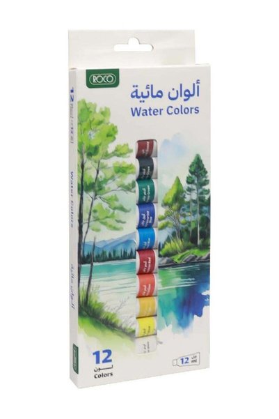 Roco 12 Piece Water Color Paint Multicolour