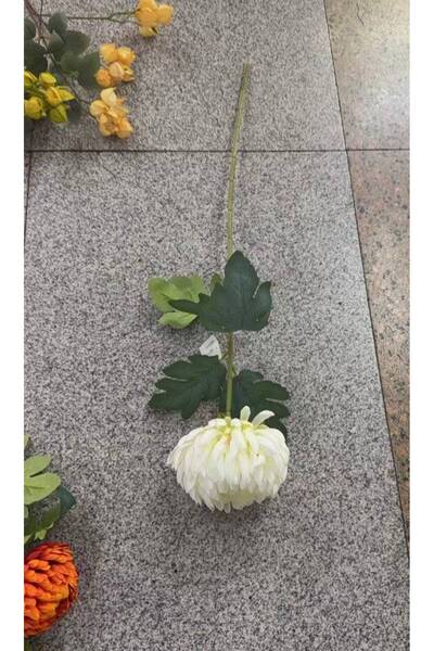 OEM Crizantema Artificiala cu o Floare Mare Roz Deschis