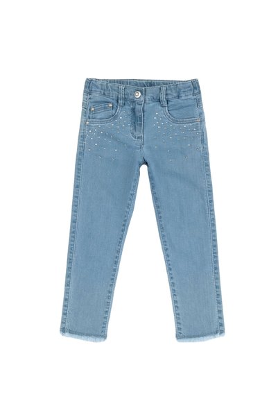 Chicco Pantaloni copii din denim stretch, Bleu 2, 08984-66MC