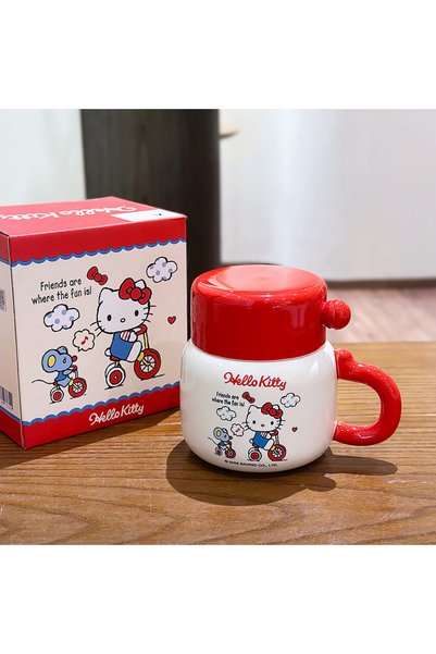 Generic Brand Ceramic Mug with Lid for Water Home Office