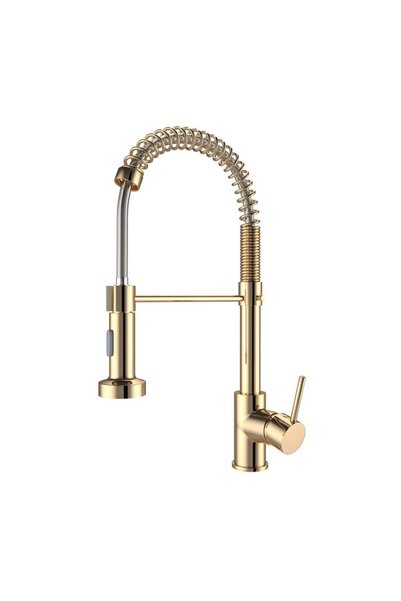 Onyzpily Gold-Colored Kitchen Faucets for the Kitchen, Sink Basin Mixer Tap w...