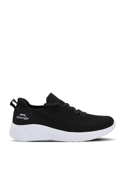 Slazenger Alborg Black and White Women's Running & Walking Sports Shoes.