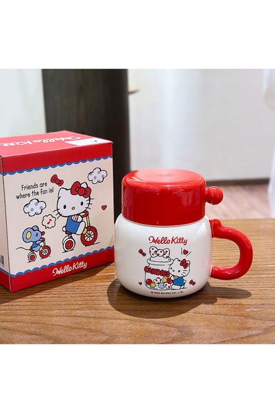 Generic Brand Ceramic Mug with Lid for Water Home Office