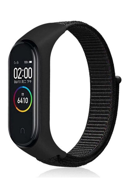 HablTech حزام نايلون متوافق مع ساعة شاومي مي باند 7/6/5/4/3، حزام ناعم وقابل ...