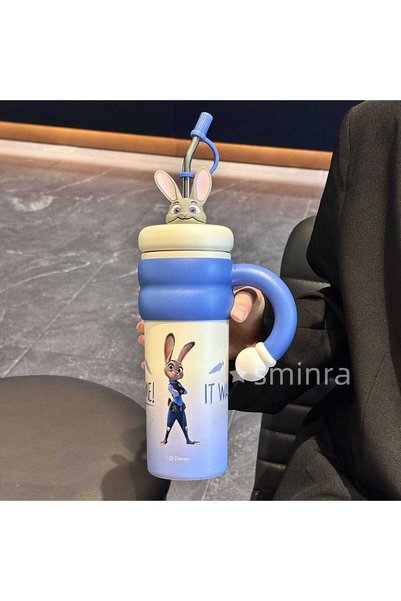 Generic Brand Insulated Straw Tumbler for Office School Portable Water Bottle