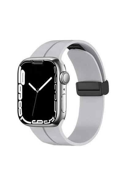 HablTech Magnetic Bands for Apple Watch 44/45/46/49mm ,Sport Silicone Strap f...