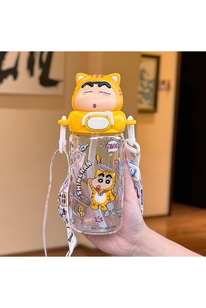 Generic Brand Borosilicate Glass Straw Cup Cute Heat-Resistant Water Bottle f...