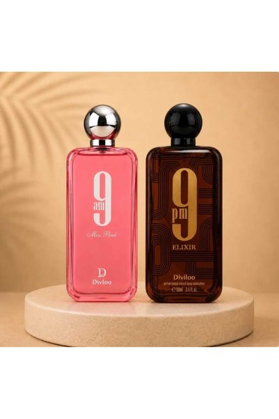 DIVILOO SET PARFUMURI DAMA & BARBATESC -9 AM + 9 PM BY