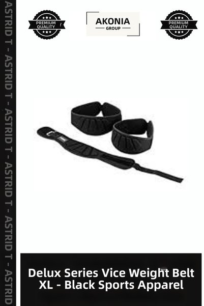Generic Brand Deluxe Series Vice Weight Belt XL - Black Sportswear Lifting
