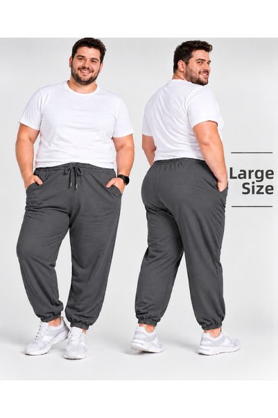DAXİS Sportwear Company Ανδρικό παντελόνι φόρμας με ελαστικό τελείωμα, μεγάλα...