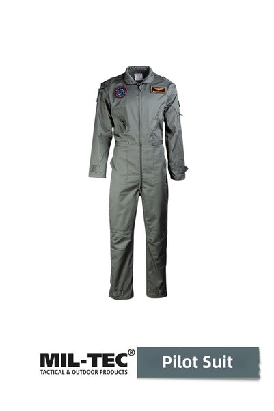 Mil-Tec U.S. Pilot Flight Suit, Olive Green Tactical Military Suit