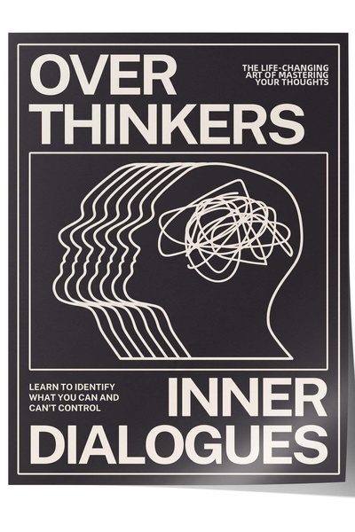 Postifull OVER THINKERS INNER DIALOGUES Poster fără ramă — Nr.: 180269