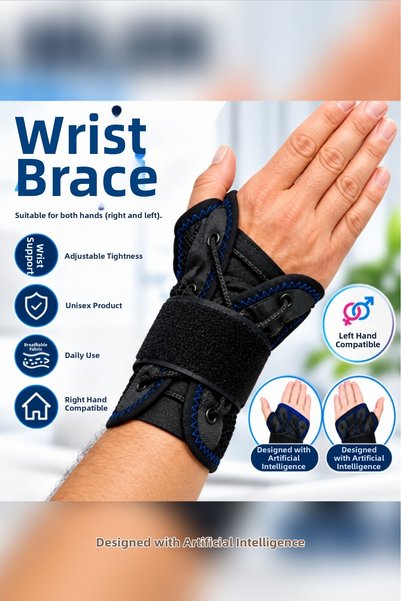 Veltomed LACED WRIST BRACE with Thumb Support, Thumb Stabilizer for Carpal Tu...