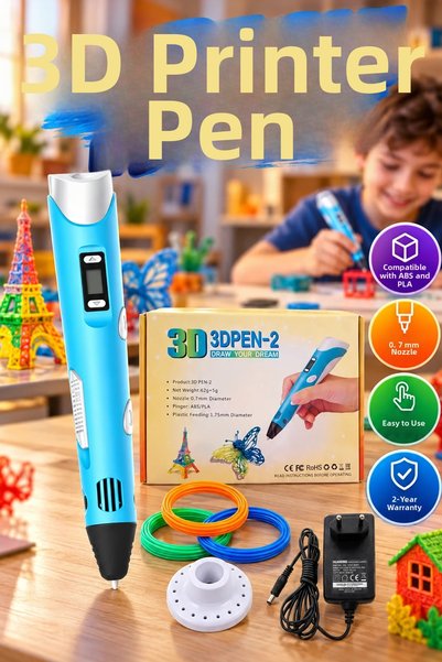 canrodi ABS and PLA-Compatible 3D Modeling Pen with 0.7 mm Nozzle for Precise...