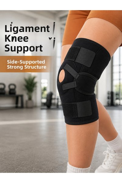 TheGencoo Athlete's Knee Brace with Ligaments, Patella Support, Adjustable St...