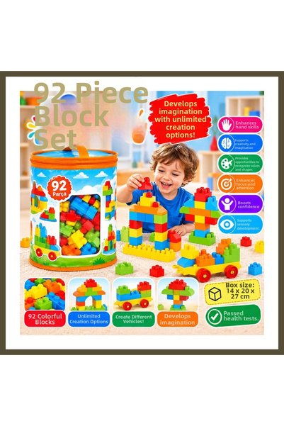 northcity n 01254 Multi-Block Set, 92 Pieces, BX