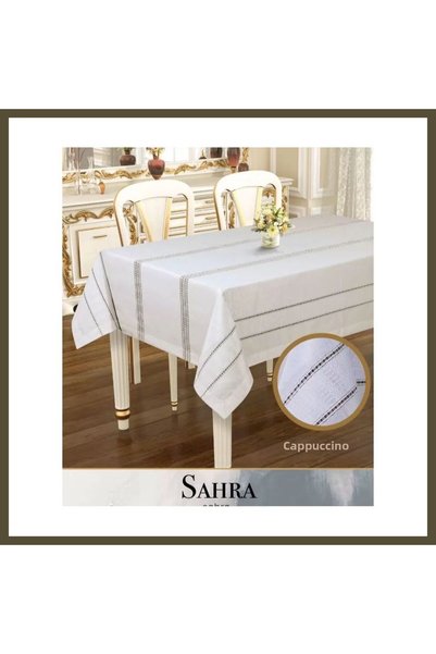 northcity n Sahra Model Cappuccino 160x220 cm Polyester Lace-Like Knit Linen ...