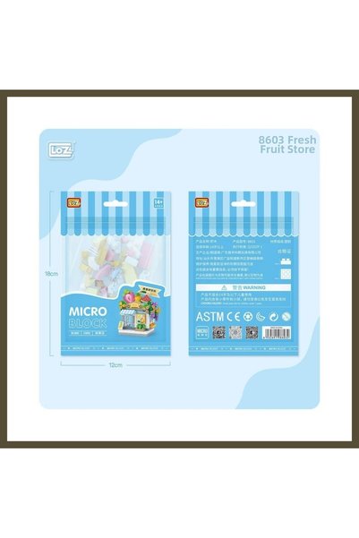 northcity n LZ8603 NessiWorld Building Block Toy Bag - Vagonlife BX