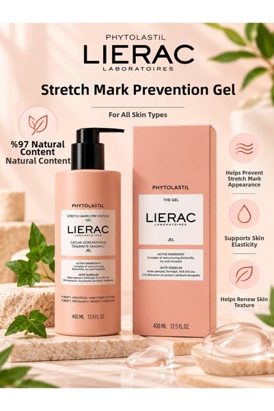 Lierac Phytolastil Gel 400 ml - Body Gel for Care and Moisturizing to Prevent...