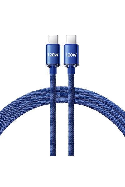 Choice11 كابل USB نوع C بطول 1.5 متر وقدرة 120 واط، سلك شحن سريع من النوع C إ...