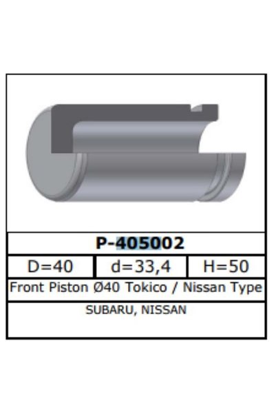 FPR Fren Kaliper Pistonu Nissan Maxima Ön